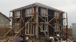 Заканчиваем строительство двухэтажного каркасного дома в СНТ Иркутный плёс.