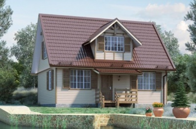 Проект каркасного дома 100 м²