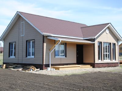 Каркасный дом 75 м² в 2018 году в деревне Грановщина