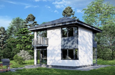 Проект каркасного дома 100 м²