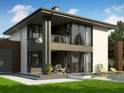 Проект каркасного  дома 149 м²