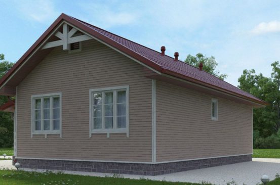 Проект каркасного дома 84 м²
