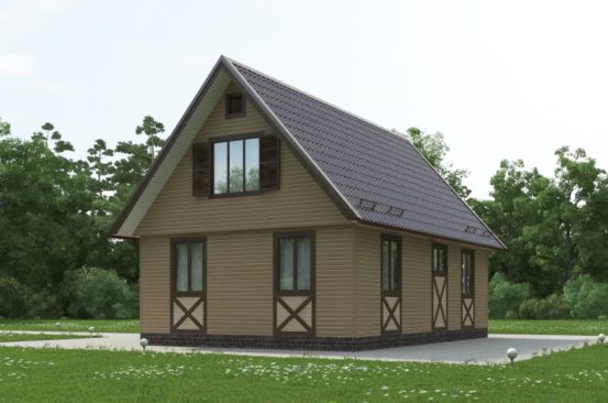 Проект каркасного дома 108 м²