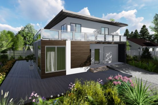 Проект каркасного дома 200 м²