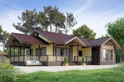 Проект каркасного дома 152 м²