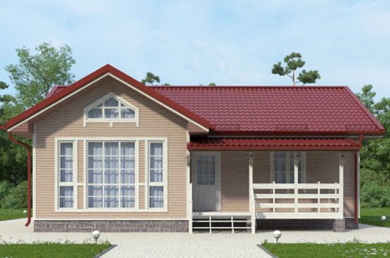 Проект каркасного дома 84 м²