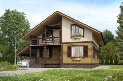 Проекткаркасного  дома 172 м²