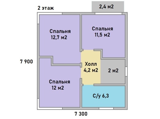Проект каркасного дома 100 м²