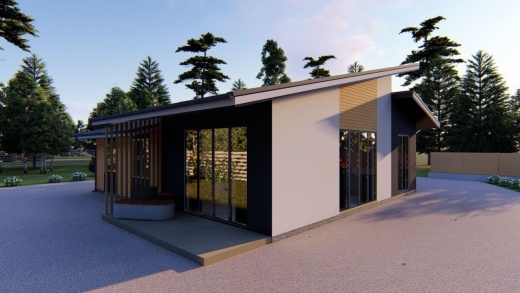 Проект каркасного дома: 134 м²