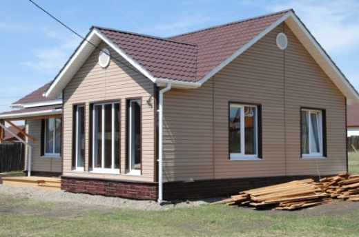 Проект каркасного дома: 75 м²