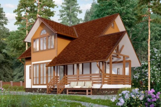 Проект каркасного дома 170 м²