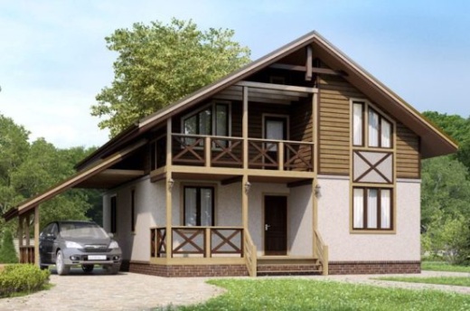 Проект каркасного дома 157 м²