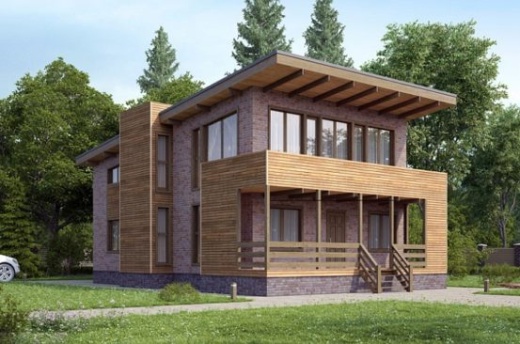 Проект каркасного дома 200 м²