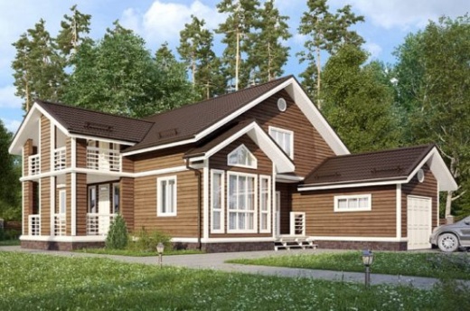 Проект каркасного дома 192 м²