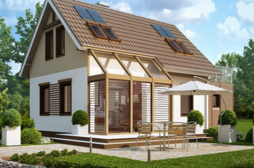 Проект каркасного дома 128 м²