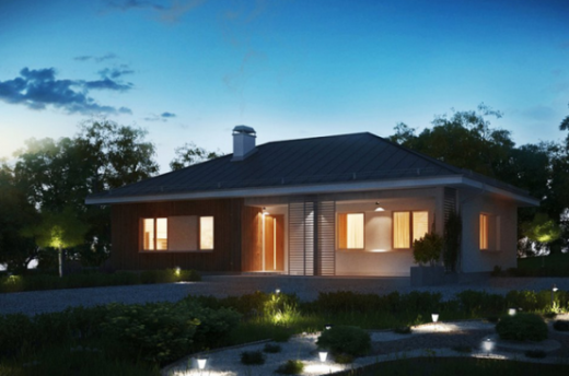 Проект каркасного дома 110 м²