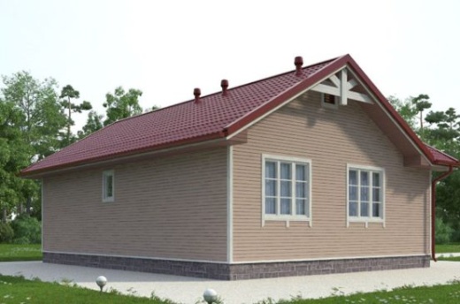 Проект каркасного дома 84 м²