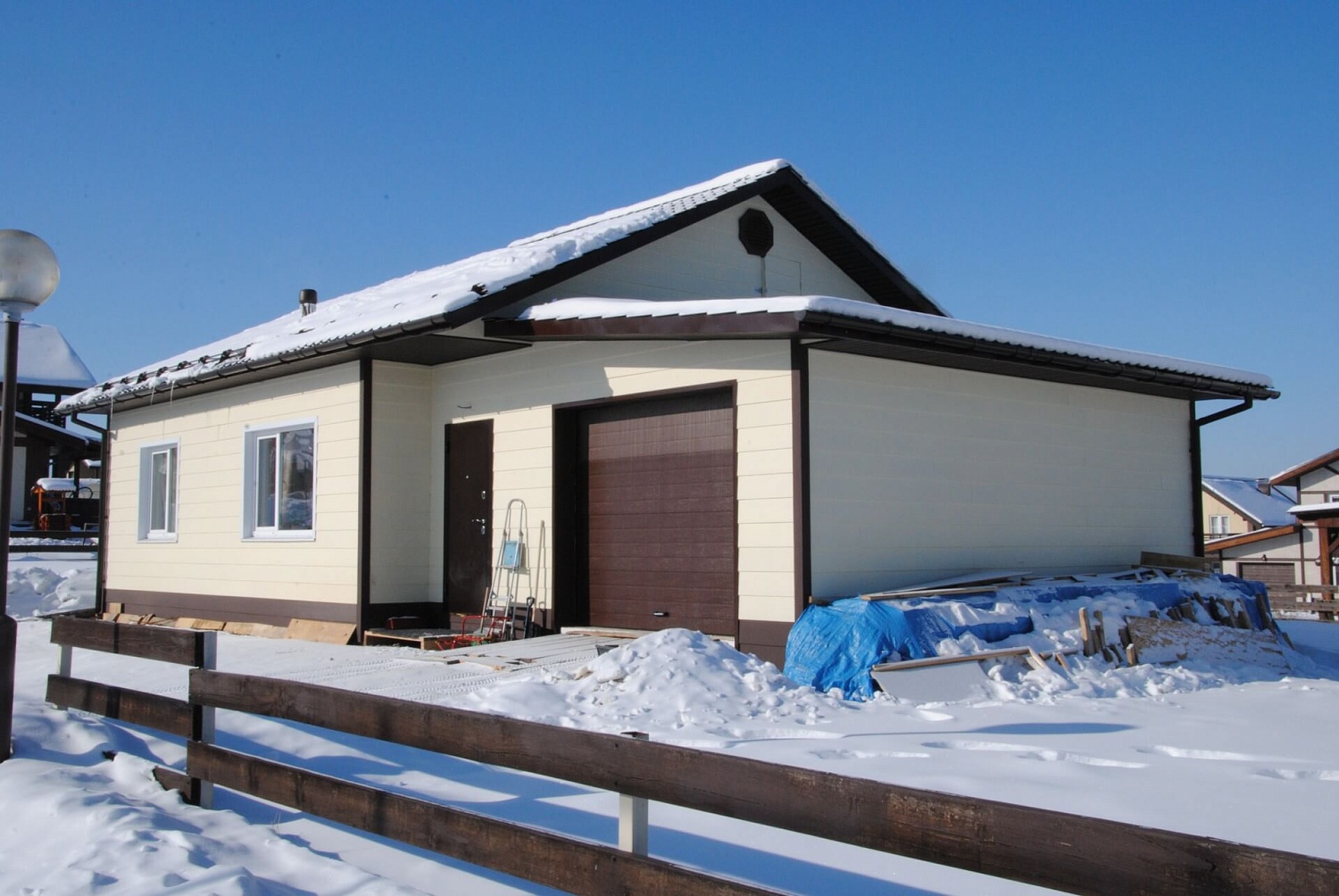 Каркасный дом 102 м² в 2021 году в Кантри