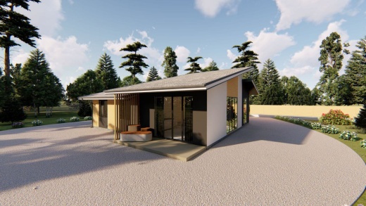 Проект каркасного дома: 134 м²