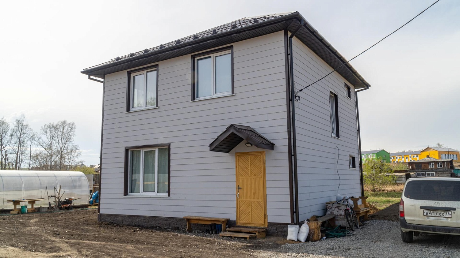 Каркасный дом 103 м² в 2019 году в д.Карлук