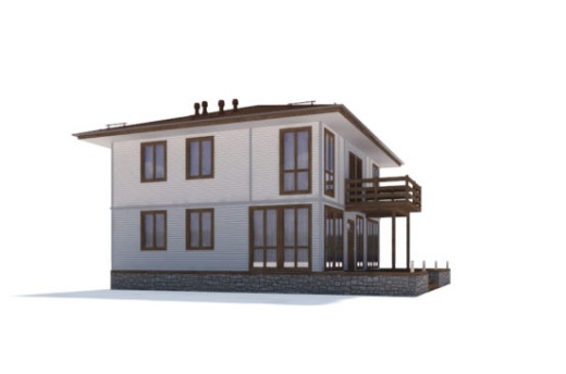 Проект каркасного дома 148 м²