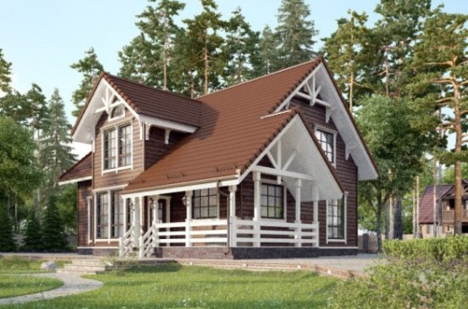 Проект каркасного дома 209 м²