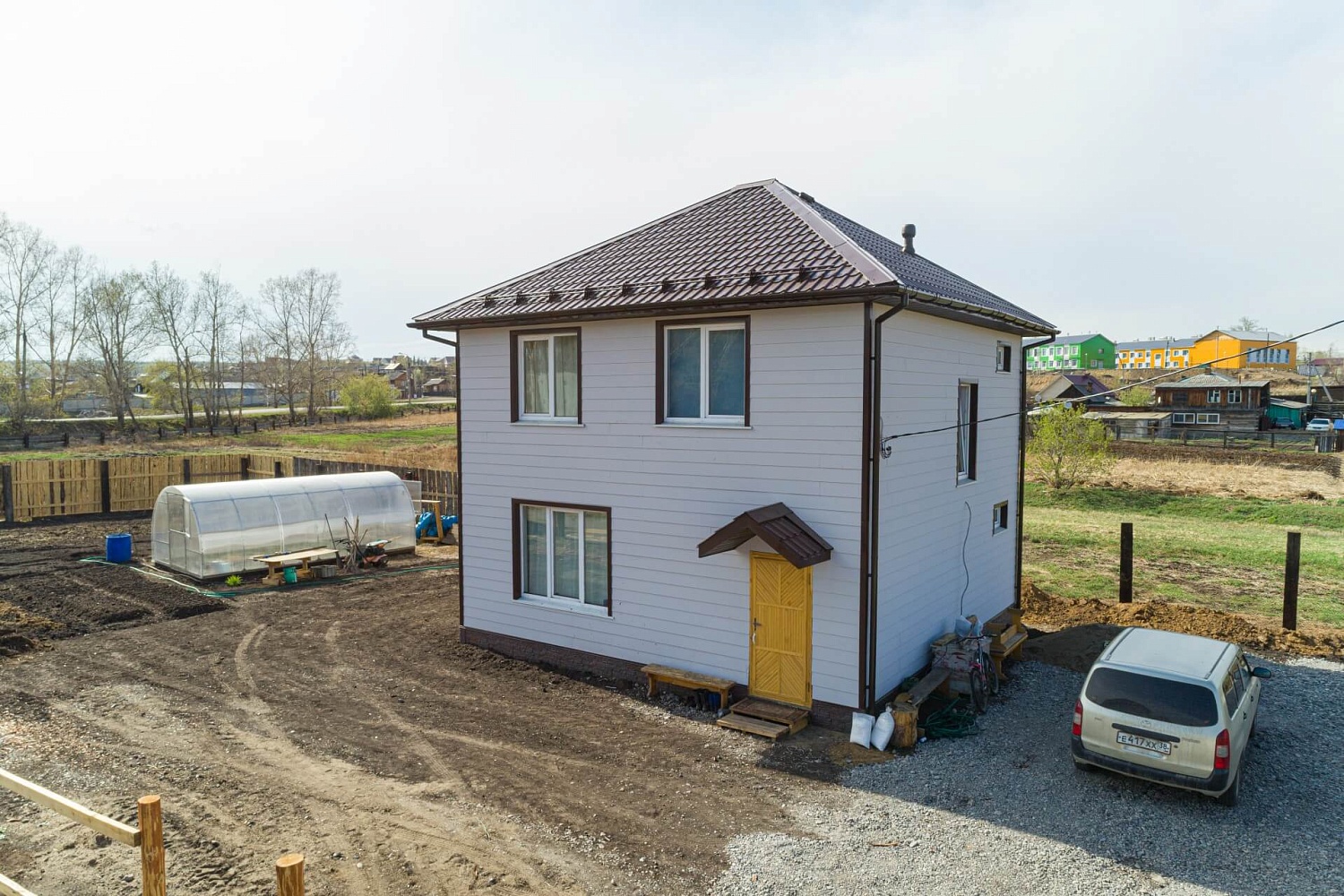 Каркасный дом 103 м² в 2019 году в д.Карлук