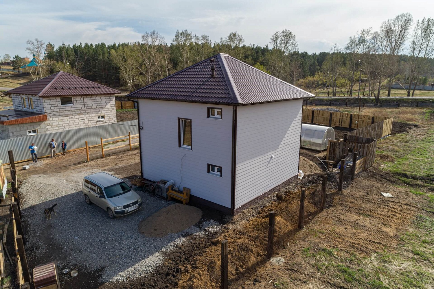 Каркасный дом 103 м² в 2019 году в д.Карлук