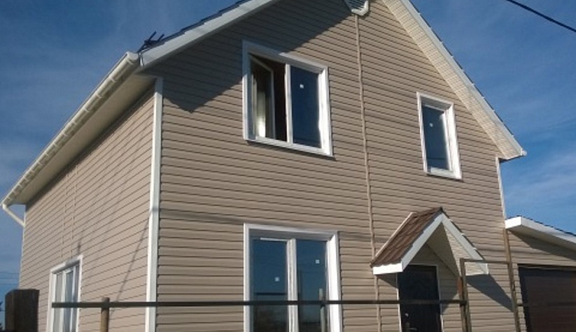 Двухэтажный каркасный дом 120 м² в 2013 году