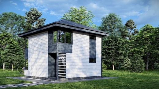 Проект каркасного дома 100 м²