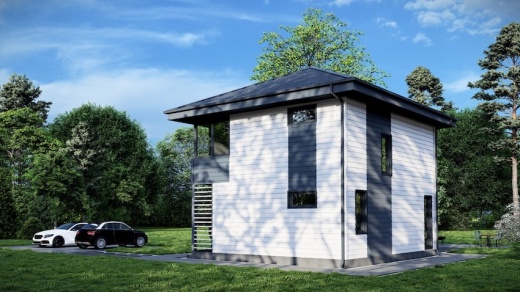 Проект каркасного дома 100 м²