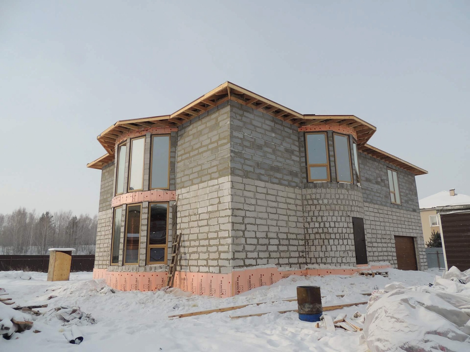 Дом из газобетона 485 м² в 2022 году