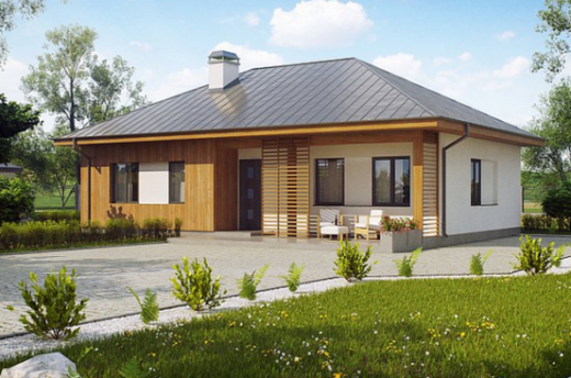 Проект каркасного дома 110 м²