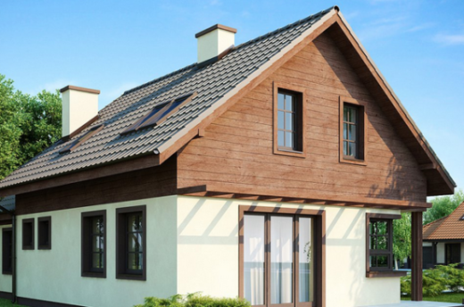 Проект дома с мансардой 133 м²