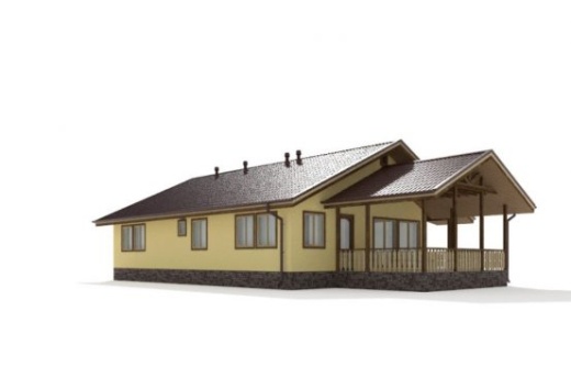 Проект каркасного дома 152 м²