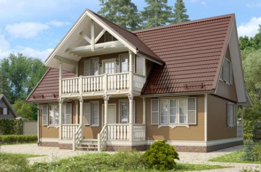 Проект каркасного дома 185 м²