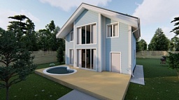 Проект дома: 121 м²